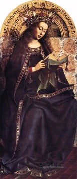 Jan van Eyck Painting - The Ghent Altarpiece Virgin Mary Renaissance Jan van Eyck